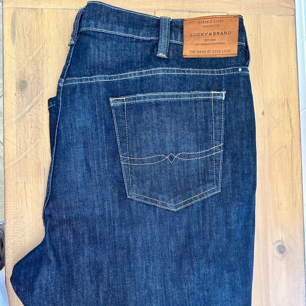 Lucky Brand Dark Blue Straight Jeans